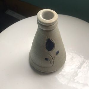 Williamsburg cobalt salt glaze inkwell